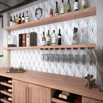Web Tile Series - Mini Hexagon Cement Tile - LiLi Tile 