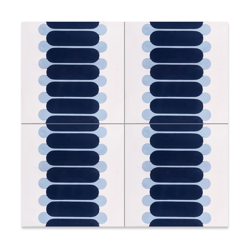 Zipper - 8 x 8 Cement Tile – LiLi Tile