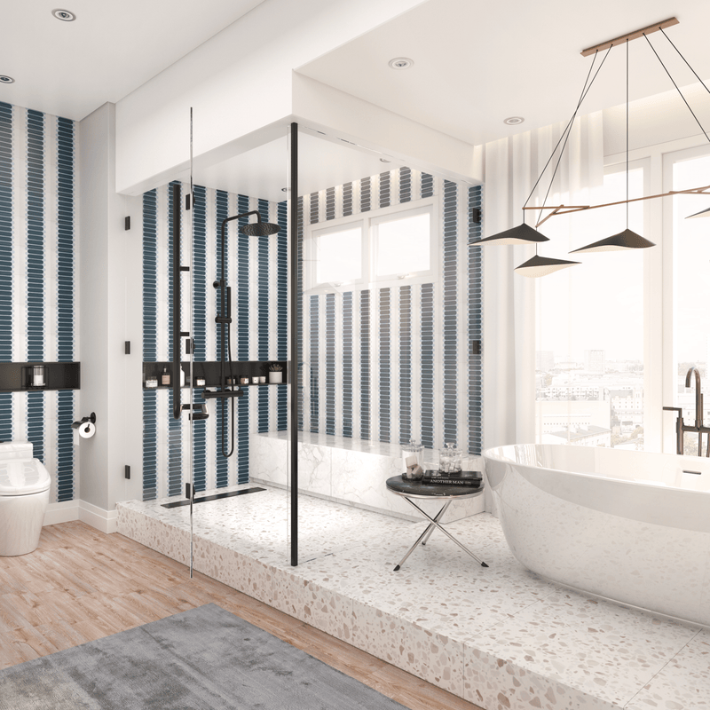 Zipper - 8 x 8 Cement Tile – LiLi Tile